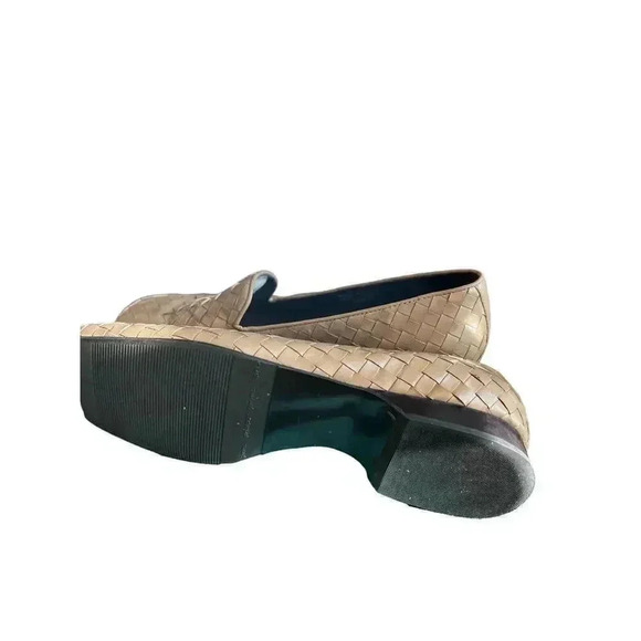 Rockport leather upper woven square toe flats size 7W - Picture 6 of 6